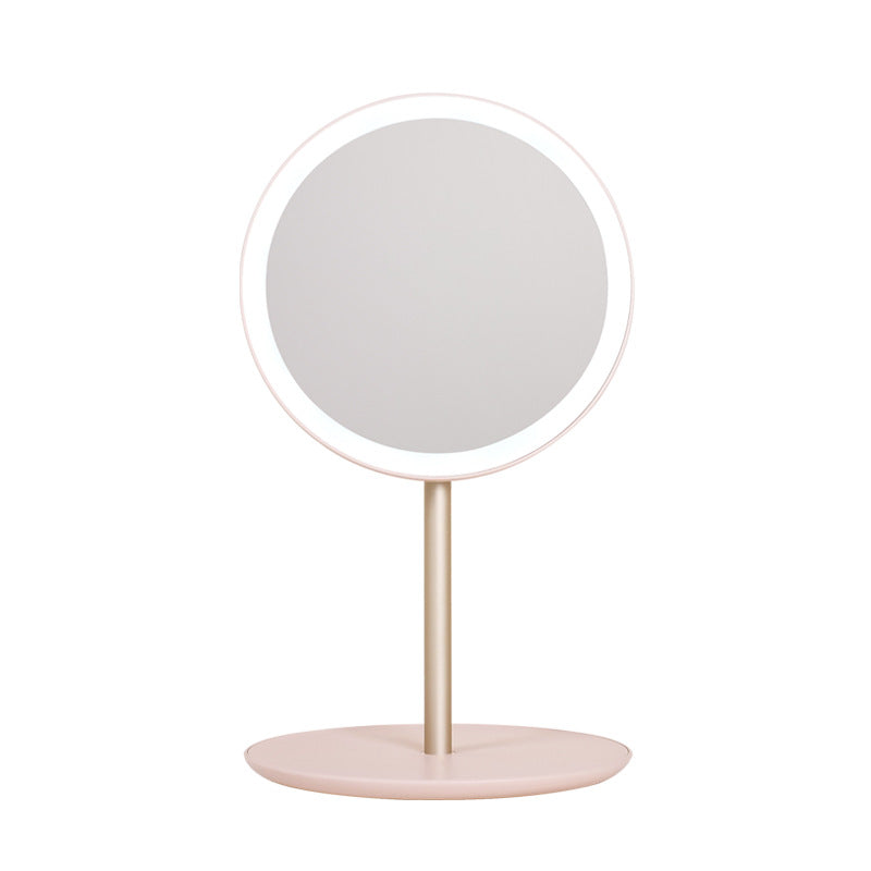 Direct out of the origin LED folding travel makeup mirror business travel portable charging accompanying boarding supplementary light makeup mirror