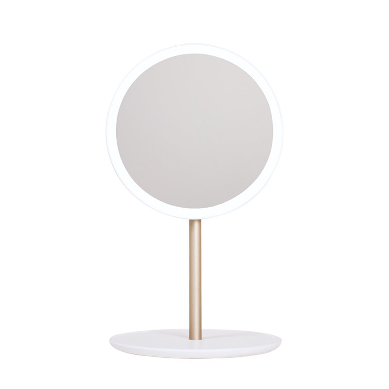 Direct out of the origin LED folding travel makeup mirror business travel portable charging accompanying boarding supplementary light makeup mirror