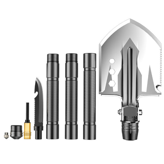 Long-distance engineer shovel multifunctional outdoor folding shovel military shovel camping camping supplies survival equipment self-defense