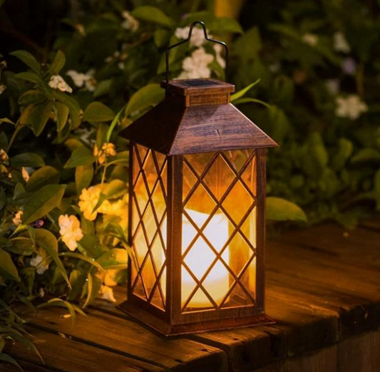 Solar candle lantern outdoor garden retro palace lantern atmosphere landscape garden decoration lamp