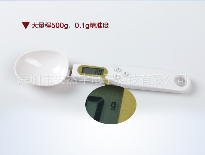0.1g electronic weighing spoon scale kitchen food mini scale powder liquid food weighing scale