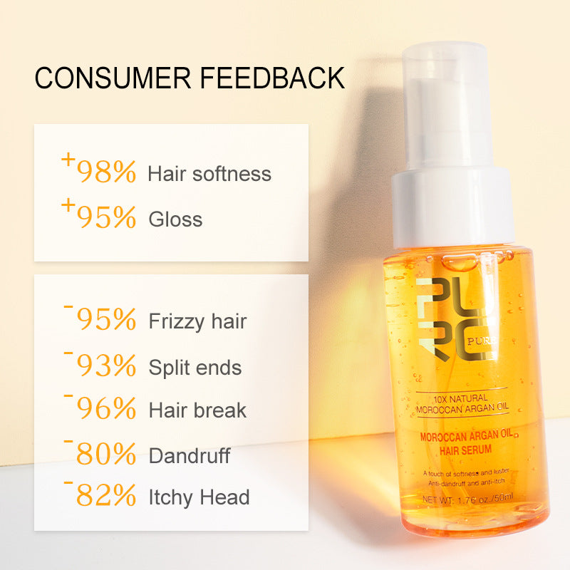 PURC argan oil hair care essential oil Moroccan hair care essential oil argan oil argan oil soft and fragrant hair oil