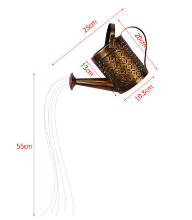 Amazon solar hollow shower kettle lamp outdoor shower kettle running water lamp wrought iron solar shower lamp