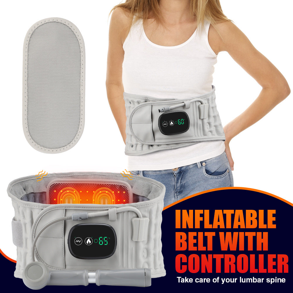 Factory private mold airbag fixed support protective gear, waist protection, charging, vibration massage, red light electric heating, waist protection belt