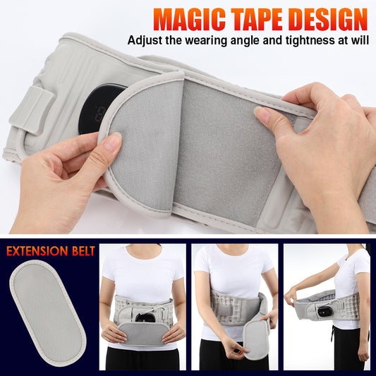 Factory private mold airbag fixed support protective gear, waist protection, charging, vibration massage, red light electric heating, waist protection belt