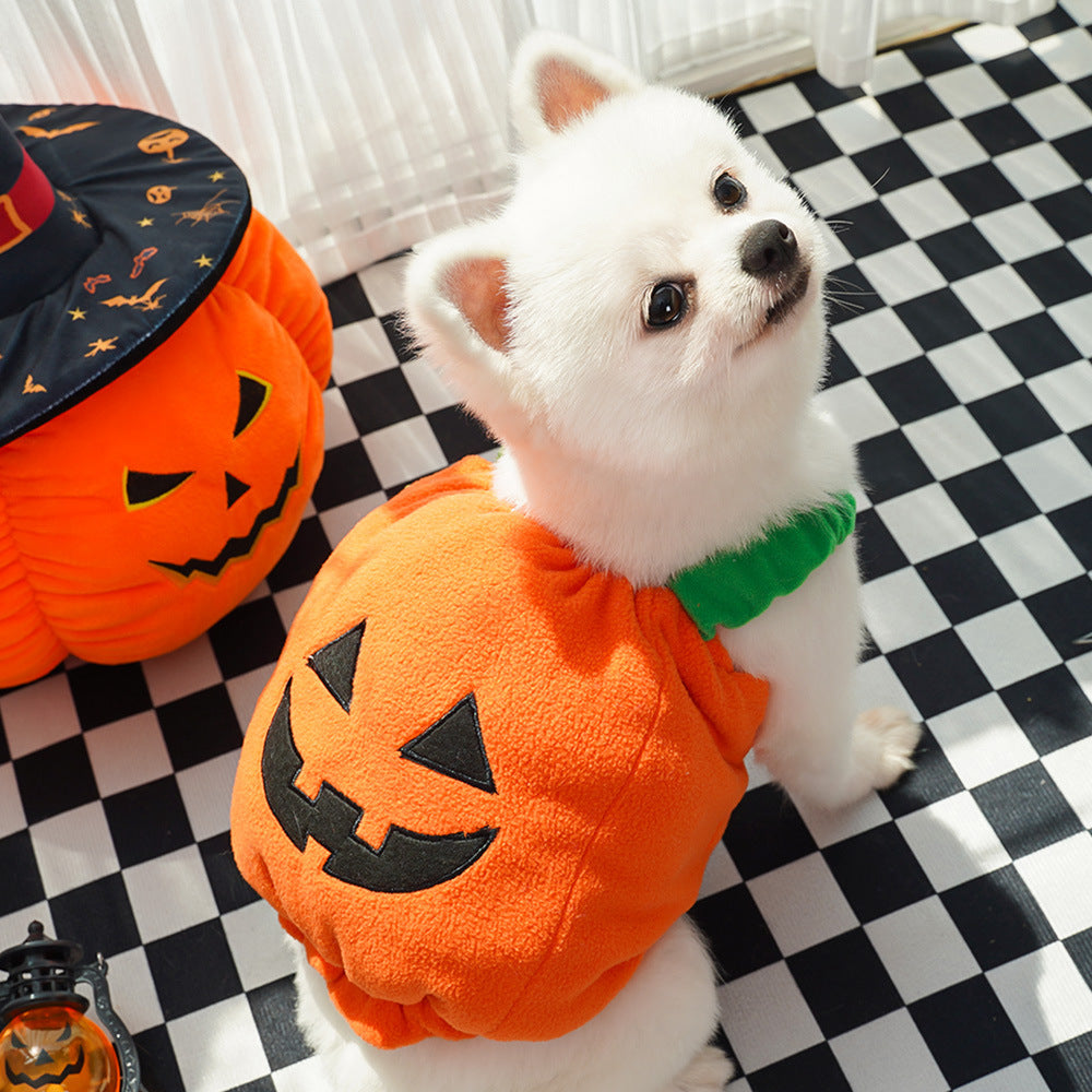 Dog Halloween transformation costume funny cat two-legged pet Teddy dog clothes supplies