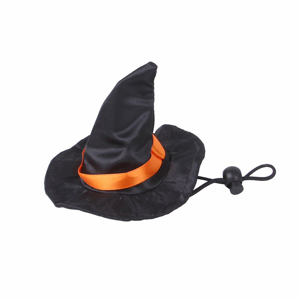 A variety of halloween wizard cloak suit pet dog cat hat ornament 2022 new print