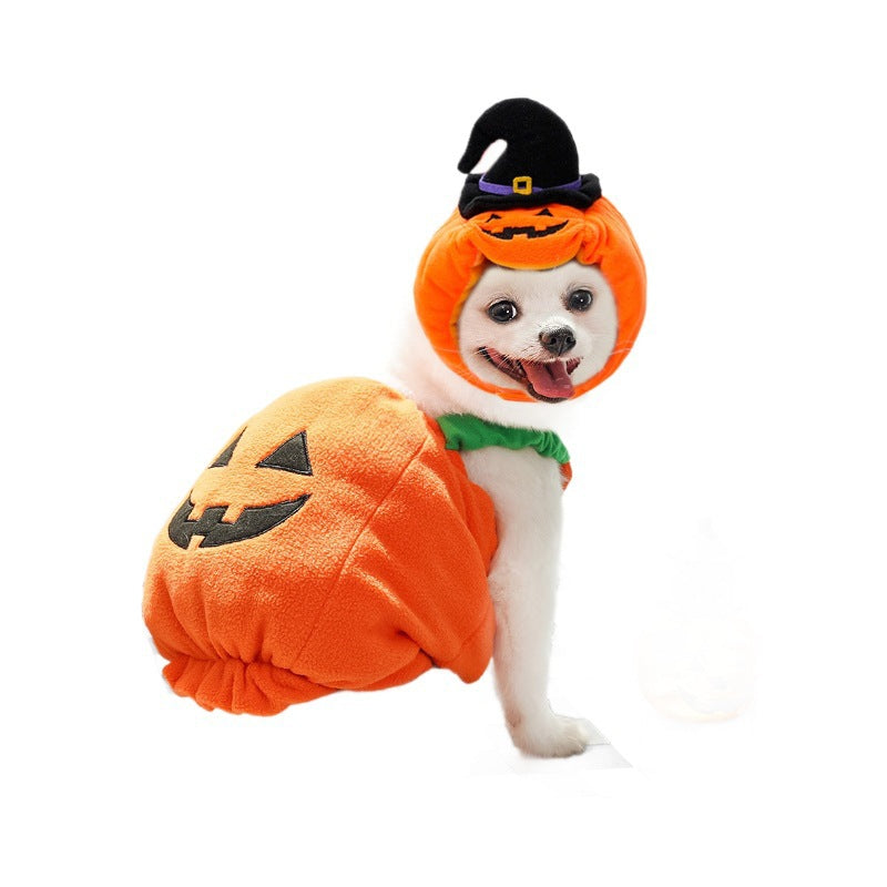 Dog Halloween transformation costume funny cat two-legged pet Teddy dog clothes supplies