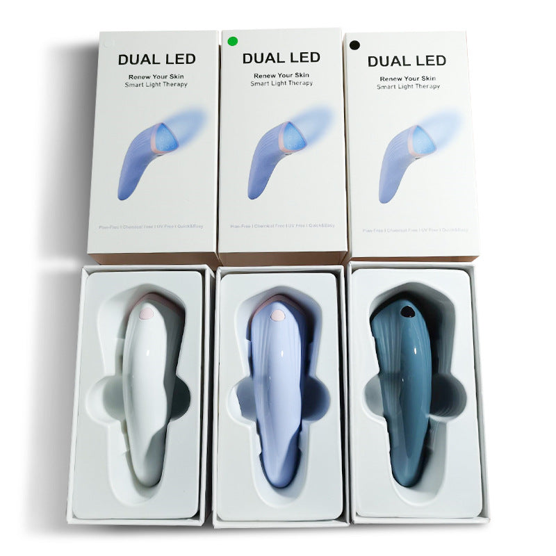 Amazon led care lamp portable facial care skin rejuvenation home LED red and blue light beauty instrument