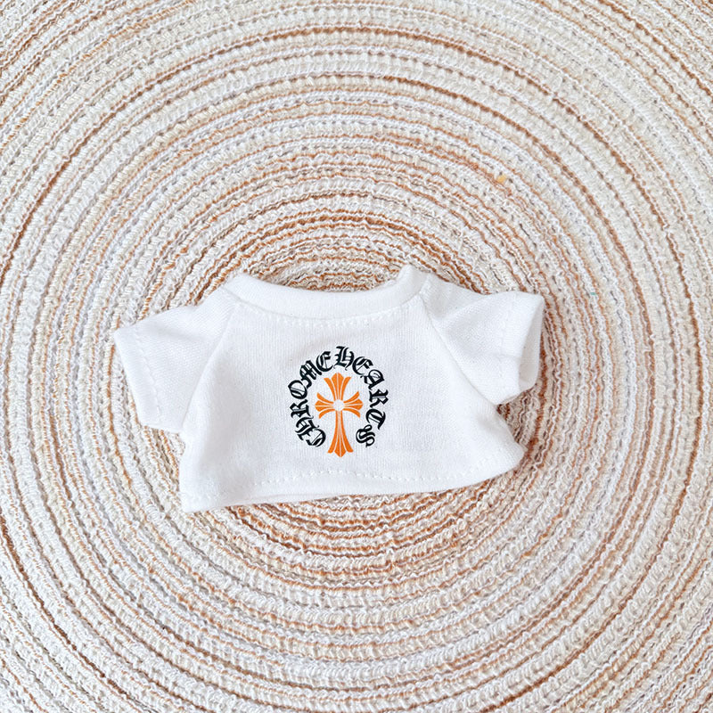 Only baby clothes] One, two and three generations of labubu labubu vinyl blind box pendant baby clothes brown pink GG suit